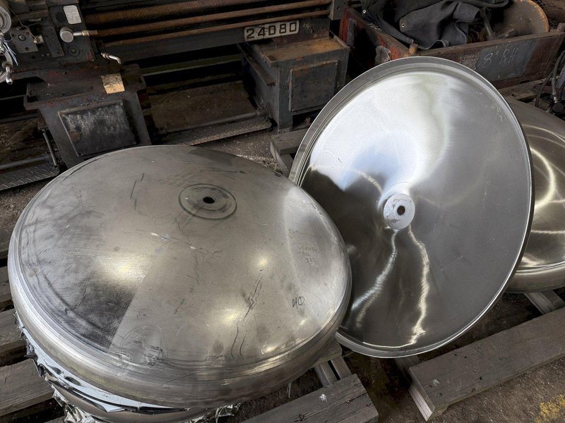 STAINLESS STEEL FLANGED TANK HEADS: STOCK #23191