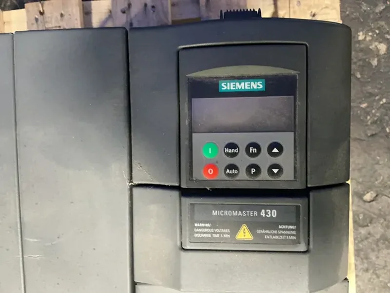 Siemens 75 Kw Micromaster 430 Variable Frequency Drive - 6se6430-2ud37-5fa0