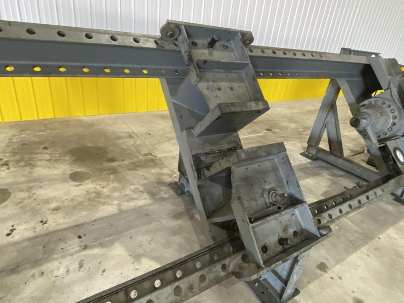 150 TON DAKE HORIZONTAL INCLINED HYDRAULIC WHEEL PRESS: STOCK #20382