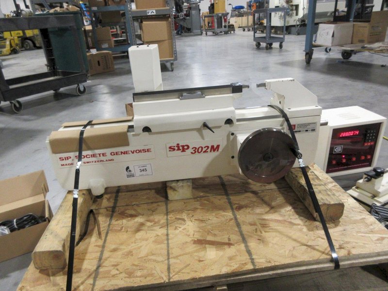 SIP 302M Universal Gage Length Measuring Machine with Digital Control Panel and Accessories- Auction Item