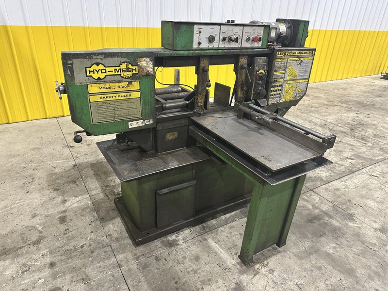 13" X 18" HYD-MECH MODEL #S-20P SWIVEL MITRE HORIZONTAL BANDSAW: STOCK #22384