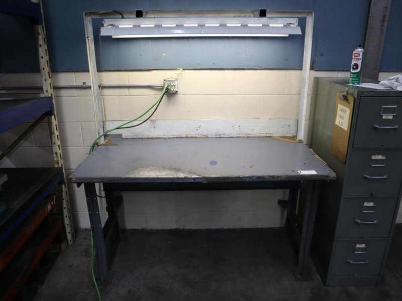 Work Bench with Light- Auction Item