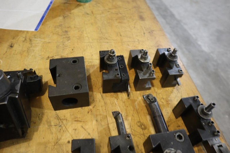 Aloris CXA Quick Change Tool Post with Various Tool Holders and More- Auction Item