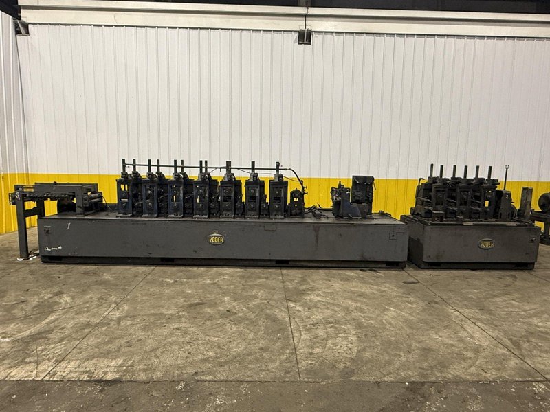 9 STAND x 2" YODER M2 ROLLFORMER, 6 STAND &amp; 3 STAND BASE: YOBRO #24317