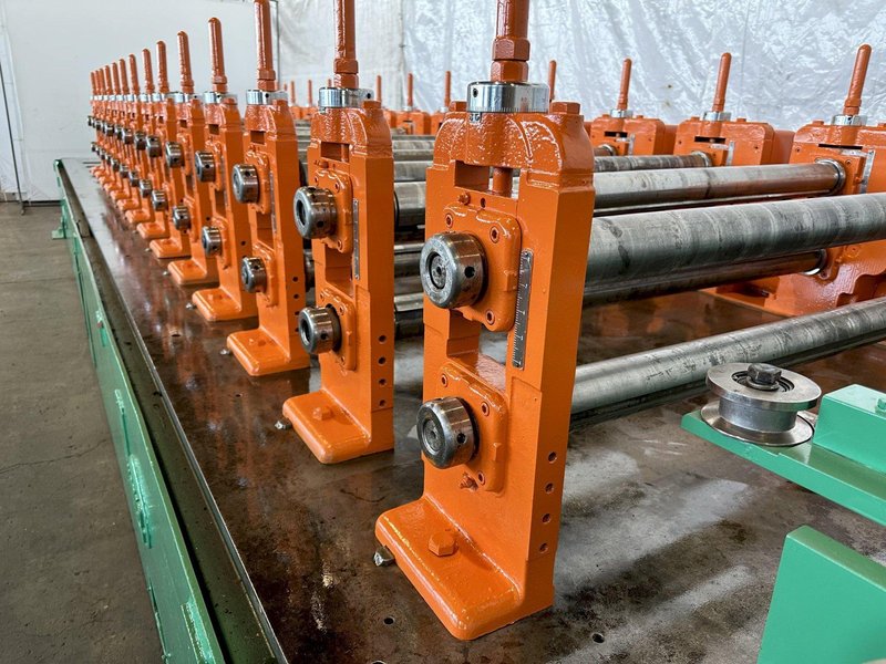 14 STAND X 3&quot; ARBOR X 48&quot; YODER  ROLLFORMER. STOCK # 0732822