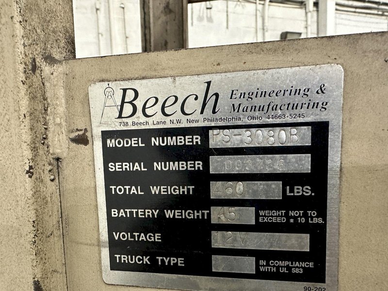 24" X .110"  CHS SERVO FEEDER: STOCK #77436