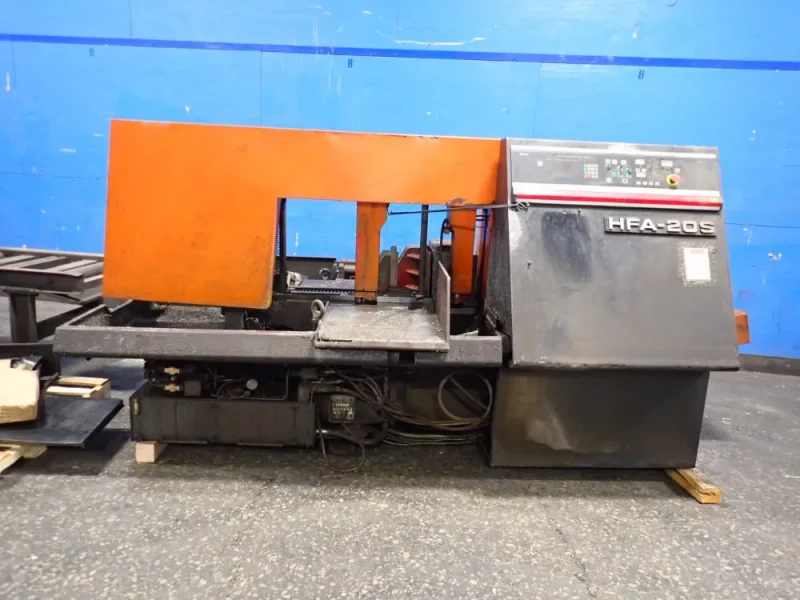 AMADA 20" X 20" HORIZONTAL BAND SAW  -  HFA-20S