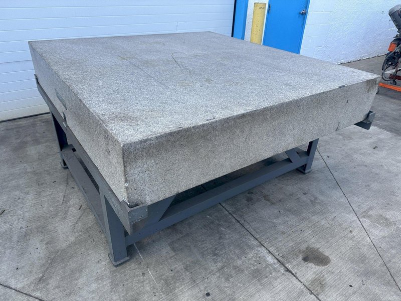 70&quot; X 74&quot; 12&quot; STANDBRIDGE GRANITE SURFACE PLATE: STOCK #77848