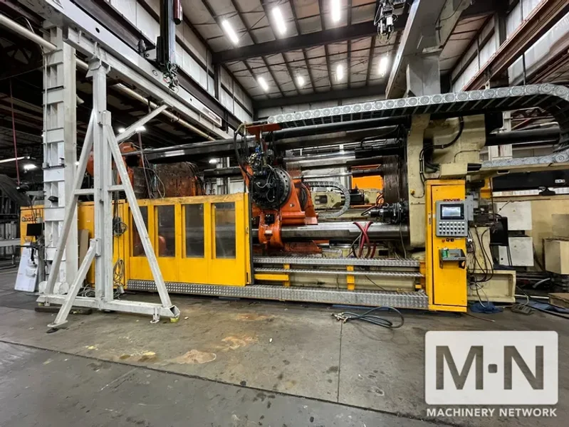 3150 TON 420 OZ HUSKY MODEL QTI3150RS155/155 QUADLOCK INJECTION MOLDING MACHINE MFG 2007