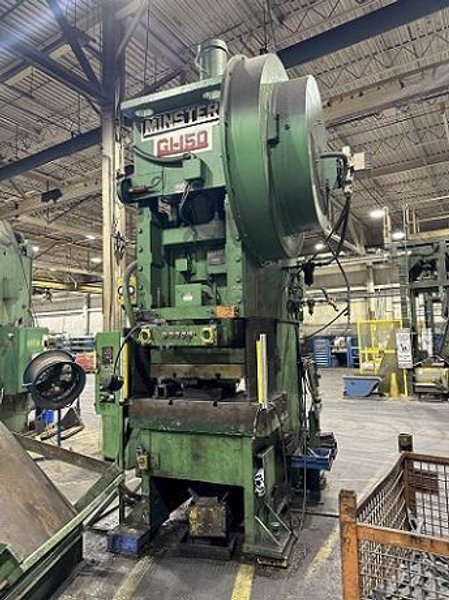 150 TON MINSTER MODEL #G1-150 OBS GAP FRAME PRESS