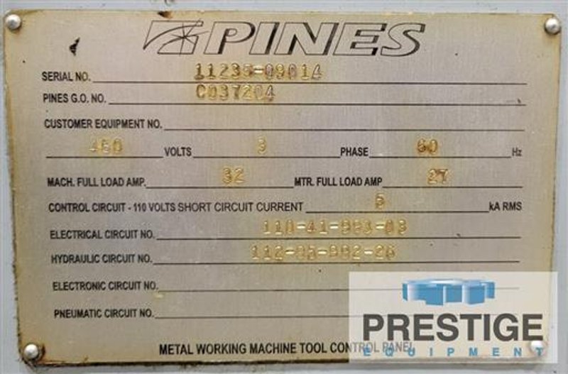 Pines #2 Hydraulic Rotary Tube &amp; Pipe Draw Bender