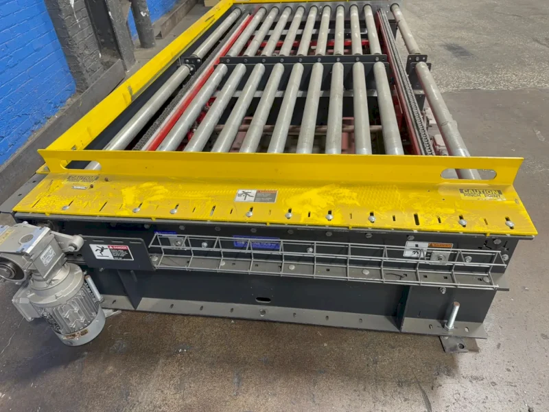 INDUSTRIAL KINETICS 57" X 108" X 18" POWER ROLLER CONVEYOR