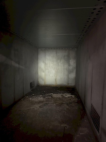 101" X 96" X 244" POWDER-X BLAST ROOM. STOCK # 0760426