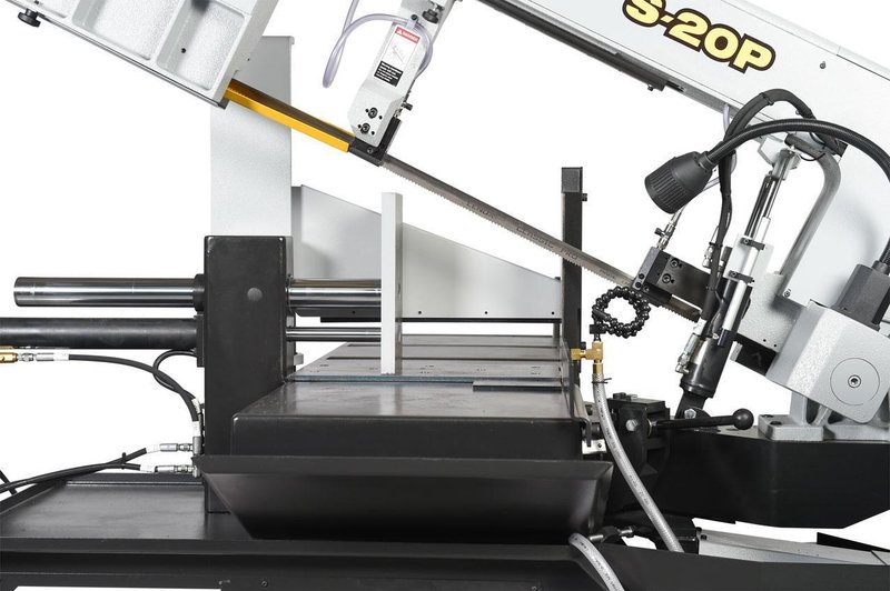 NEW 13" x 18" HYD-MECH MODEL S-20P SEMI-AUTOMATIC HORIZONTAL PIVOT BAND SAW