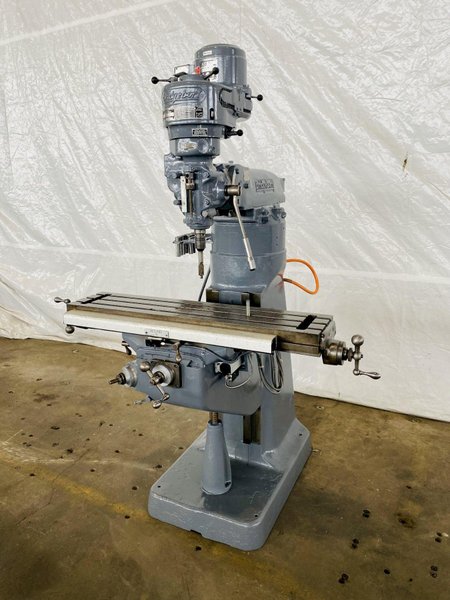 1-HP BRIDGEPORT SERIES 1 VERTICAL MILL. STOCK # 0103522