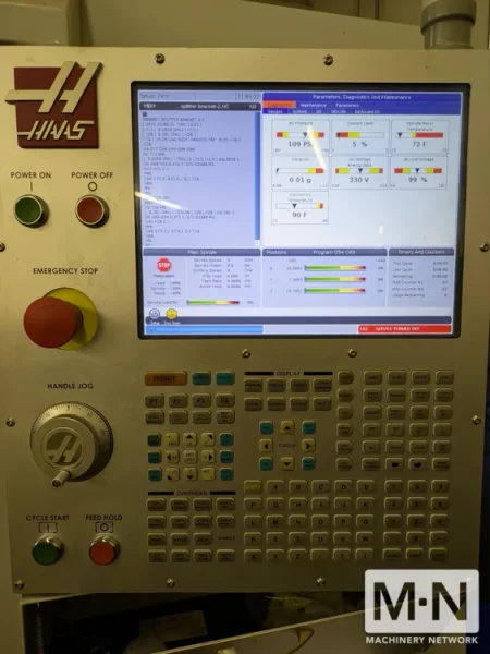 HAAS VF-4 CNC Vertical Machining Center, 2018 w/ 4th Axis Rotary Table