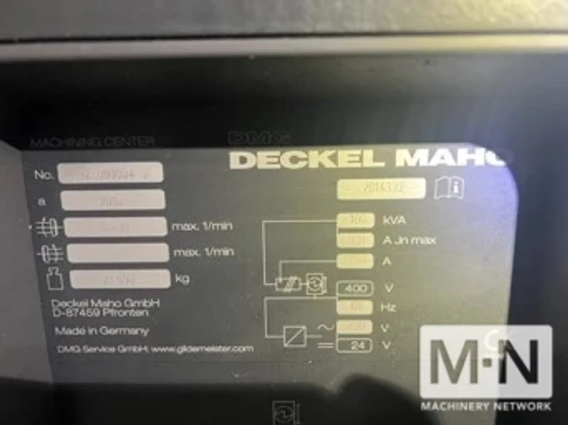 DMG Mori DMC 100U Duoblock 5-Axis 2-Pallet Vertical Machining Center