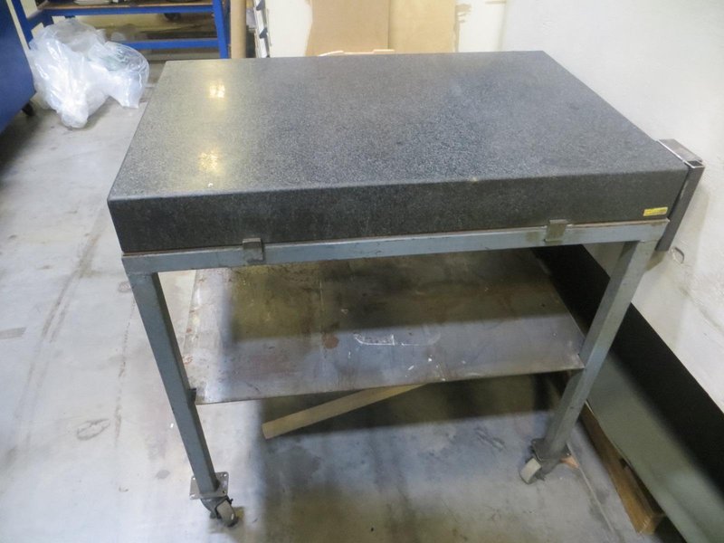 Escondio 36&quot; x 24&quot; x 4&quot; Portable Black Granite Surface Plate- Auction Item