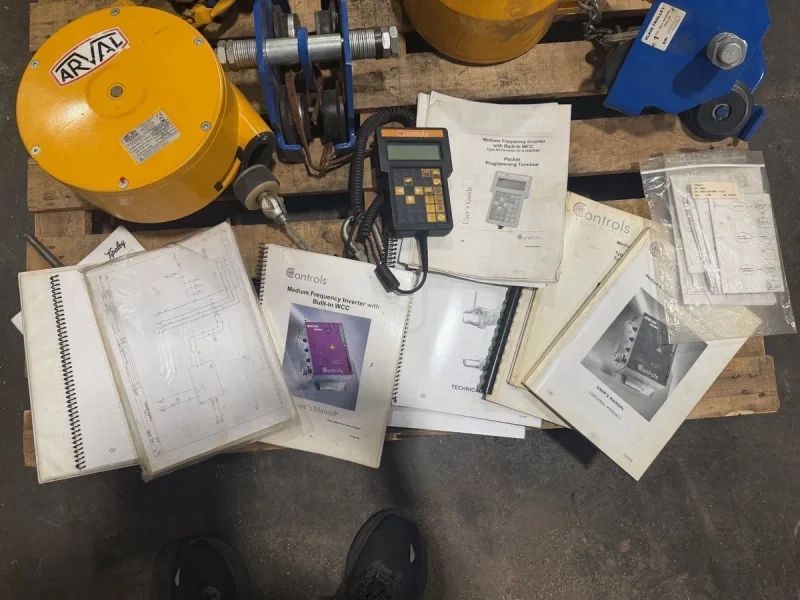 Dual ARO 100 KVA portable adaptive welding inverter spot welders with control unit and chiller