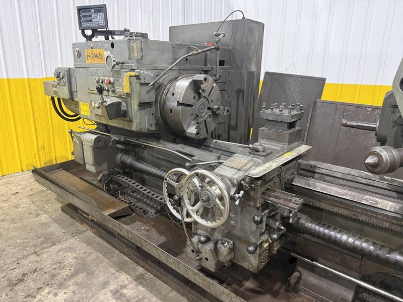 3A WARNER &amp; SWASEY MODEL #3A-3500 SQUARE HAED SADDLE TYPE TURRET LATHE: YOBRO #25770