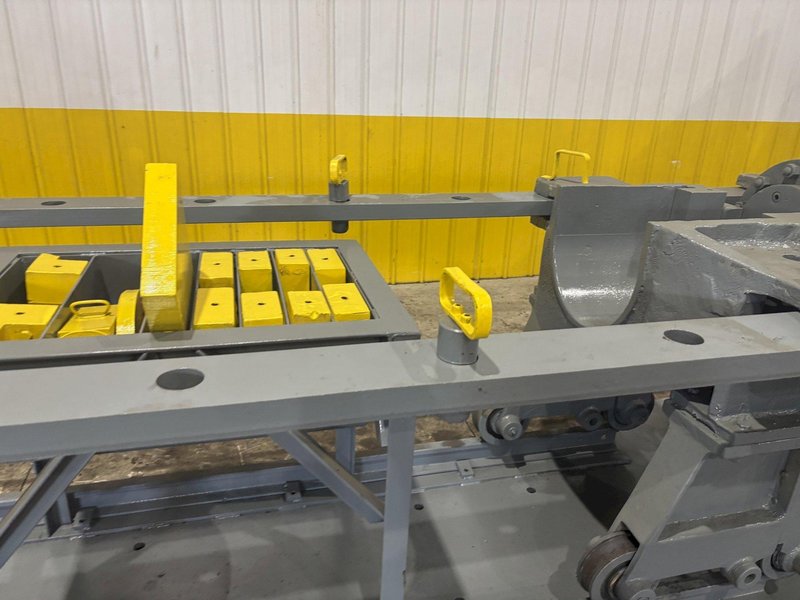 200 TON WATSON-STILLMAN HORIZONAL HYDRAULIC WHEEL PRESS: STOCK #17204