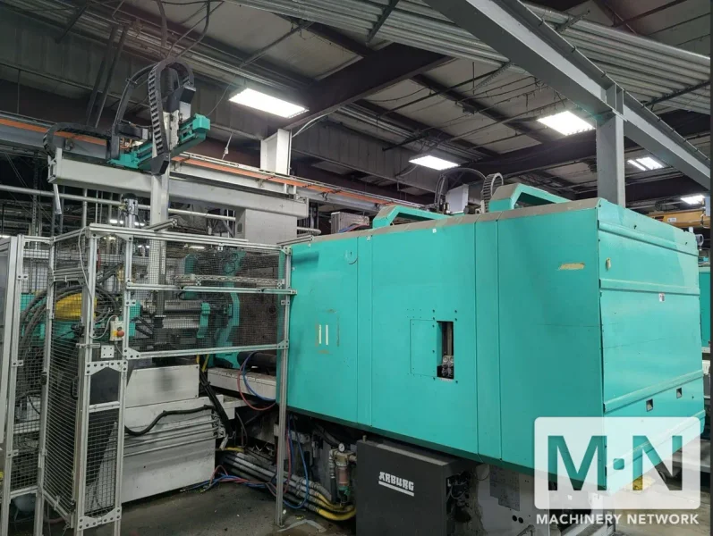 550 TON 29.1/ 8.2 OZ ARBURG MODEL 920S-5000-1300/400 2-COLOR INJECTION MOLDING MACHINE MFG 2015