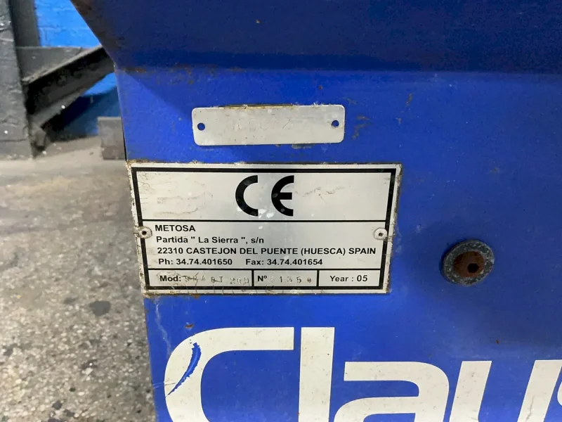 CLAUSING METOSA 22" X 77" CNC LATHE  -  SM2060VS