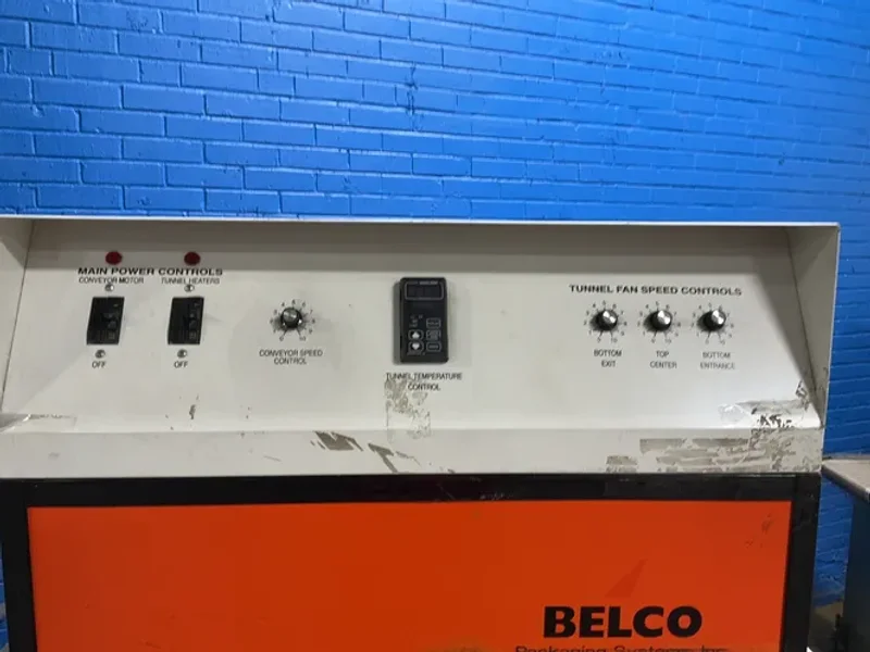 BELCO 17” X 57” X 13” HEAT SHRINK TUNNEL  -  ST 2108