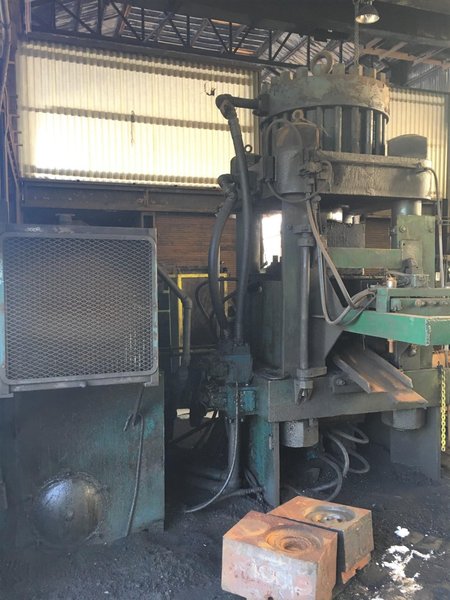 1000 TON (7") AMD MODEL #1000-3030 HYDRAULIC BILLET BAR SHEAR: STOCK #10000