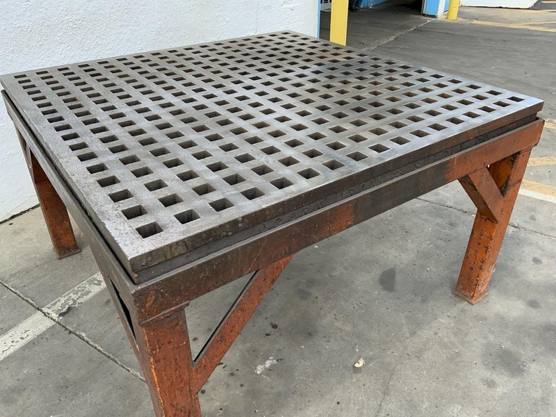 5' X 5' ACORN SUPPLY WELDING TABLE: STOCK #81473