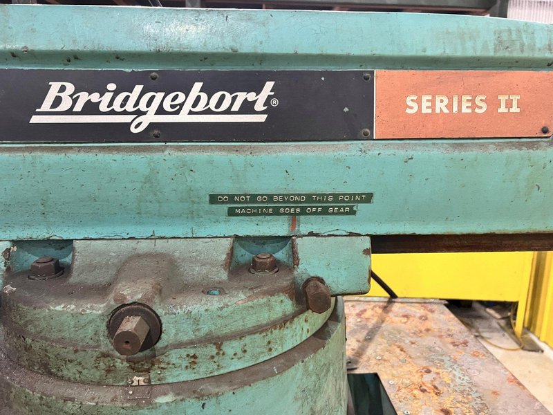 4 HP BRIDGEPORT SERIES 2 VERTIICAL MILL: STOCK #21268