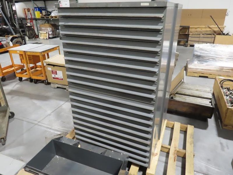 Equipto Steel Cabinet, 19-Drawers, No Contents- Auction Item