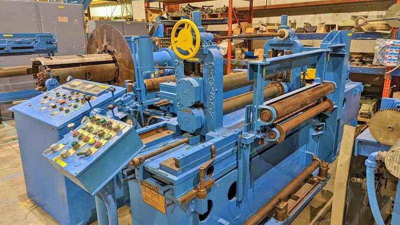 36" x 5.00" x 24,000# Paxson Slitting Line STOCK#3219