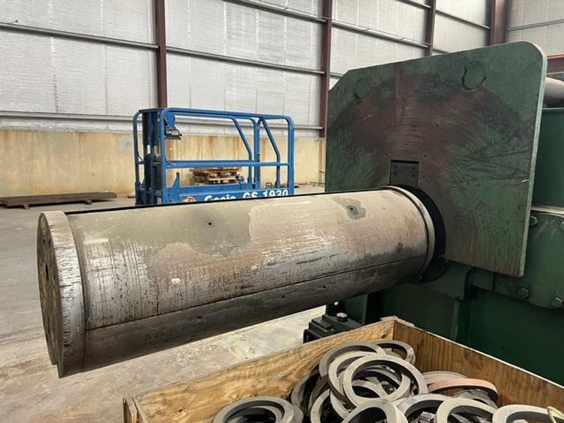 48" x .312" x 30,000# Loopco Slitting Line w/3 Heads Stock # 14255