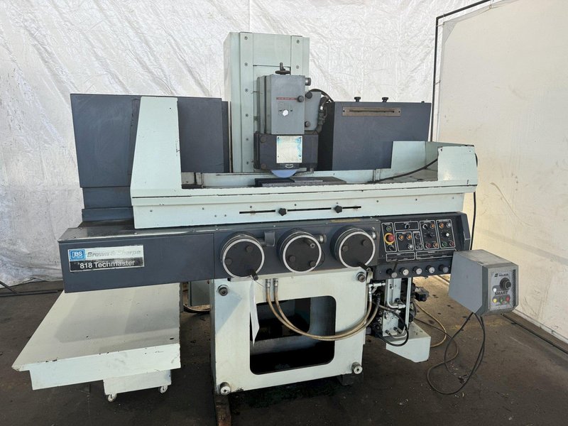 8&quot; X 18&quot; BROWN &amp; SHARPE TECHMASTER 818 SURFACE GRINDER. STOCK # 1114224.