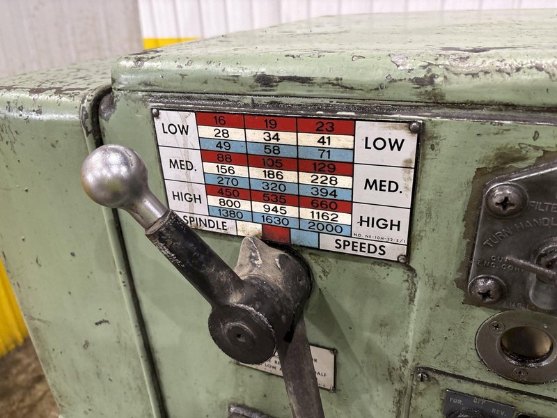 26&quot;/56&quot; X 72&quot;/120&quot; LEBLOND HEAVY DUTY SLIDING BED GAP BED ENGINE LATHE 1.75&quot; HOLE : STOCK 22337