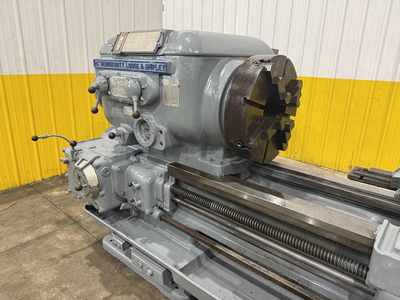 28&quot; X 144&quot; LODGE &amp; SHIPLEY 8-7/8&quot; HOLLOW SPINDLE ENGINE LATHE 8-7/8&quot; HOLE: STOCK #24032