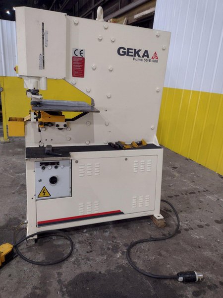 60 TON GEKA PUMA MODEL #55S SINGLE END HYDRAULIC PUNCH: STOCK #20638