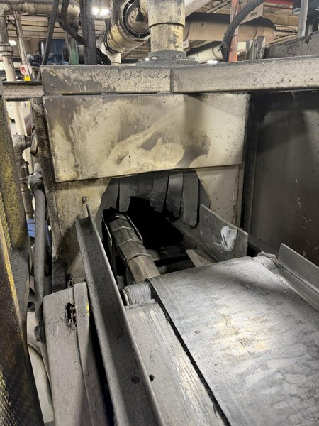 12" X 12" STOELTING MODEL #AQF-112 AQUAFORCE STAINLESS STEEL GAS FIRED CONVEYOR STYLE PARTS WASHER: YOBRO #26167