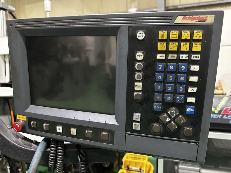 2 Axis CNC Bridgeport Knee Mill, Acu-Rite Millpower