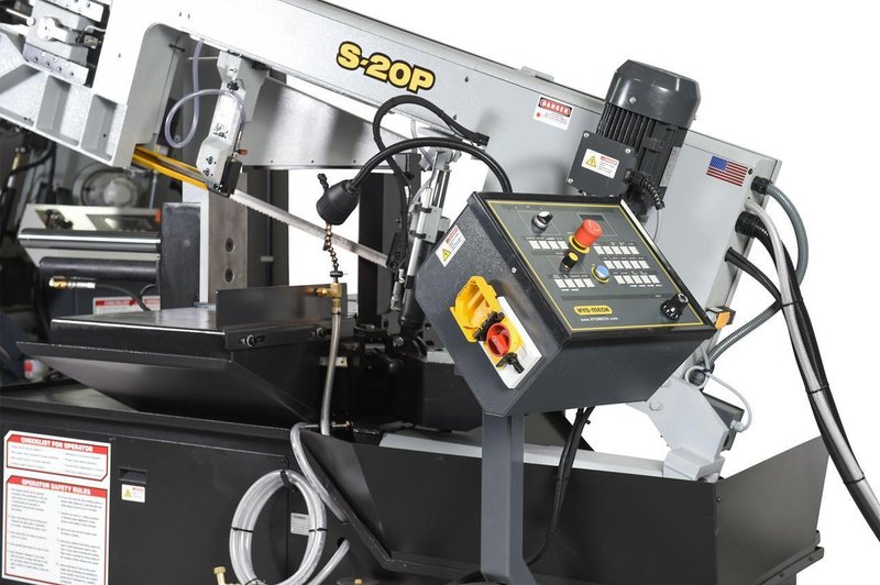 NEW 13" x 18" HYD-MECH MODEL S-20P SEMI-AUTOMATIC HORIZONTAL PIVOT BAND SAW