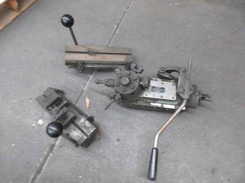 Hardinge DV-59 Lathe Dovetail Tools, Production Cross Slides (2) with Tool Holders, 6 Station Tool Turret Model L- Auction Item