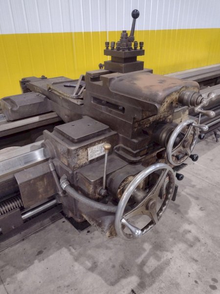 40&quot; X 252&quot; (21&#039;) AMERICAN PACEMAKER ENGINE LATHE, 2.75&quot; HOLE: STOCK #20836