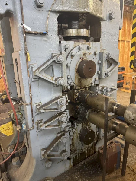 20&quot; WIDE x 22&quot; x 4-HI BLISS 100 HP POWERED ROLLING MILL: YOBRO #23828