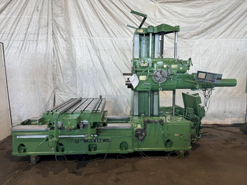 4" GIDDINGS &amp; LEWIS 340-T HORIZONTAL BORING MILL. STOCK # 0668125