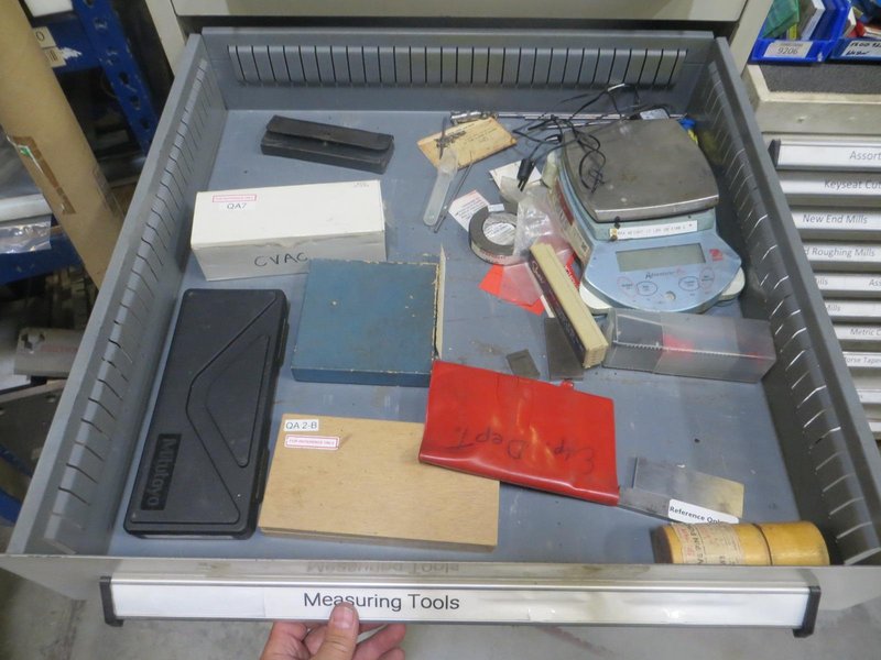 Stanley Vidmar 8 Drawers Heavy Duty Cabinet w Contents- Auction Item