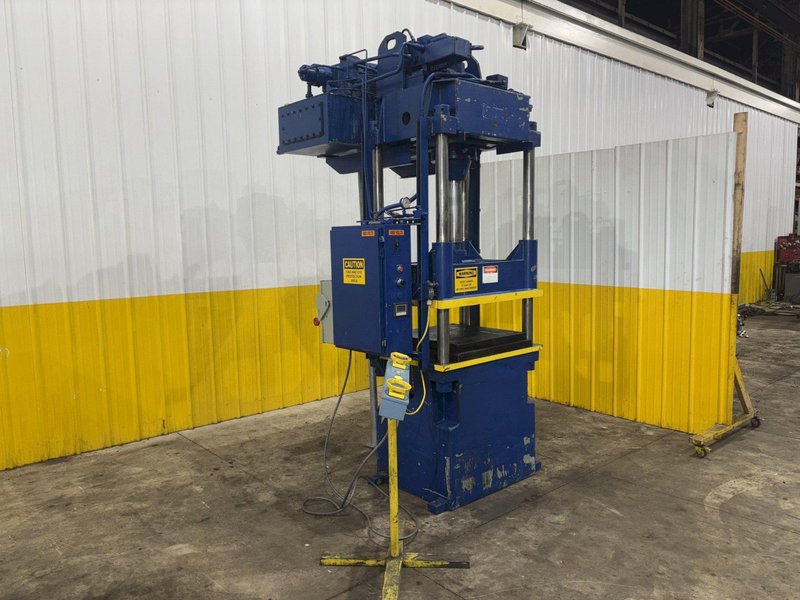 50 TON DAKE MODEL #26-262 HYDRAULIC 4 POST PRESS 14&quot; STROKE: YOBRO #24085