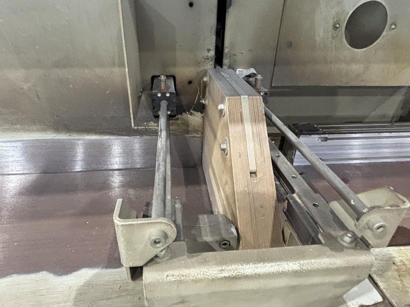 4" HIGH X 12" WIDE DIMTER OPTICUT MODEL #S50 CROSS-CUT AUTOMATIC WOOD SAW, NEW 2003: STOCK #22921