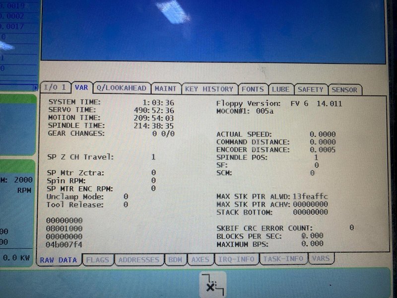 Haas Model TL2 CNC Flat Bed Lathe, S/N 3101663, New 2015.