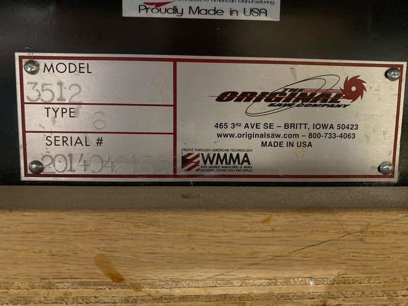 12&quot; ORIGINAL RADIAL ARM SAW MODEL 3512